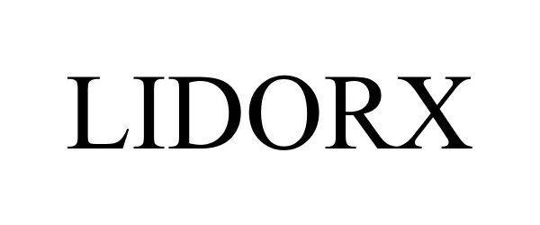 Trademark Logo LIDORX
