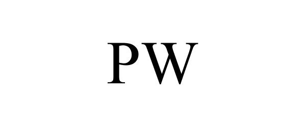 Trademark Logo PW