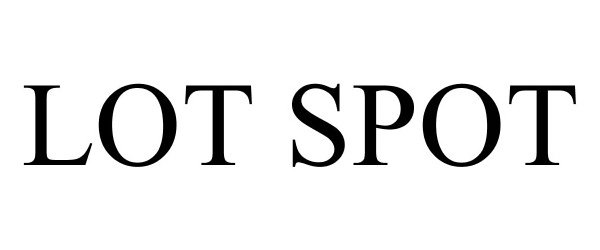 Trademark Logo LOT SPOT