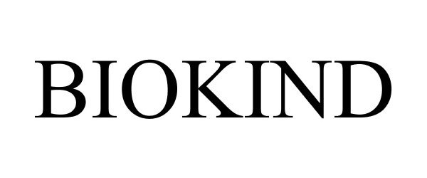 Trademark Logo BIOKIND