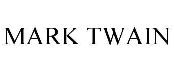 Trademark Logo MARK TWAIN