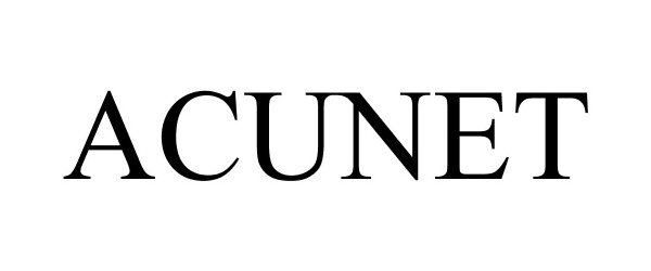 Trademark Logo ACUNET
