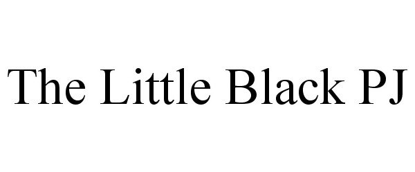  THE LITTLE BLACK PJ