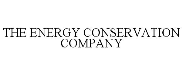  THE ENERGY CONSERVATION COMPANY