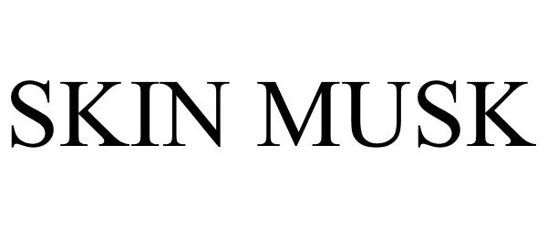 Trademark Logo SKIN MUSK