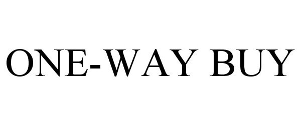Trademark Logo ONE-WAY BUY