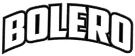 Trademark Logo BOLERO