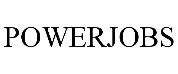 Trademark Logo POWERJOBS