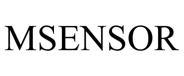 Trademark Logo MSENSOR