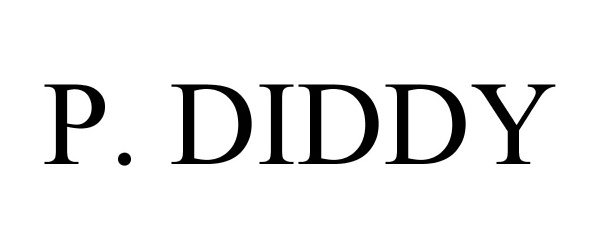 Trademark Logo P. DIDDY