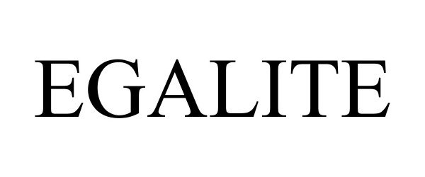  EGALITE