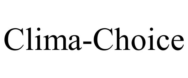  CLIMA-CHOICE