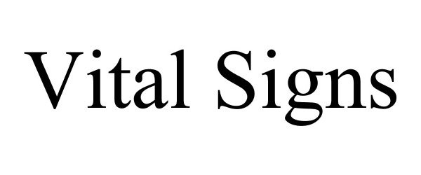 Trademark Logo VITAL SIGNS