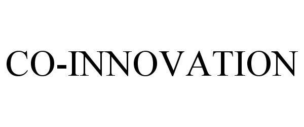 Trademark Logo CO-INNOVATION