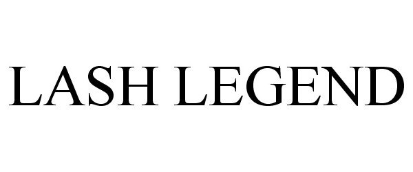 Trademark Logo LASH LEGEND