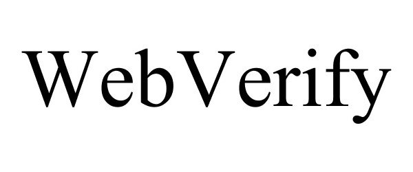  WEBVERIFY