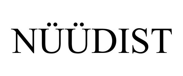 Trademark Logo NÃÃDIST