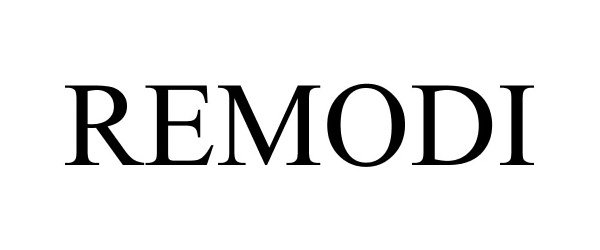 Trademark Logo REMODI