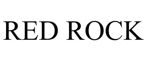 Trademark Logo RED ROCK
