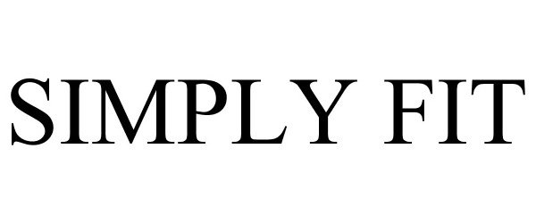 Trademark Logo SIMPLY FIT