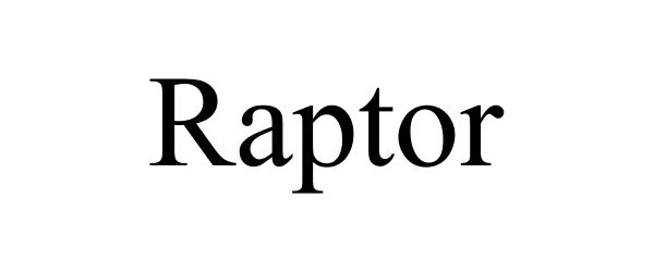 Trademark Logo RAPTOR