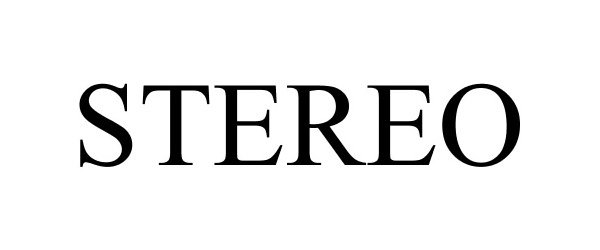 Trademark Logo STEREO