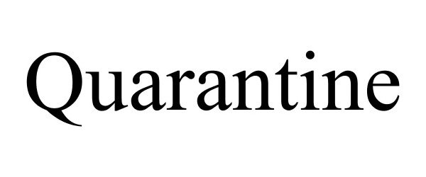 Trademark Logo QUARANTINE