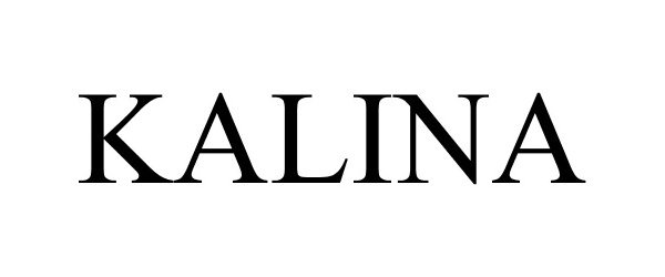 Trademark Logo KALINA