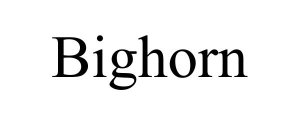 Trademark Logo BIGHORN