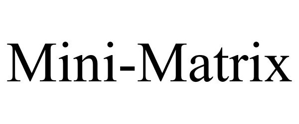 Trademark Logo MINI-MATRIX