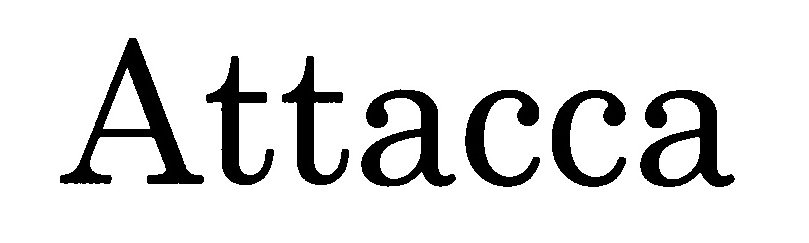 Trademark Logo ATTACCA