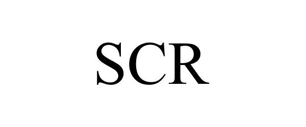 Trademark Logo SCR