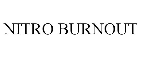 Trademark Logo NITRO BURNOUT