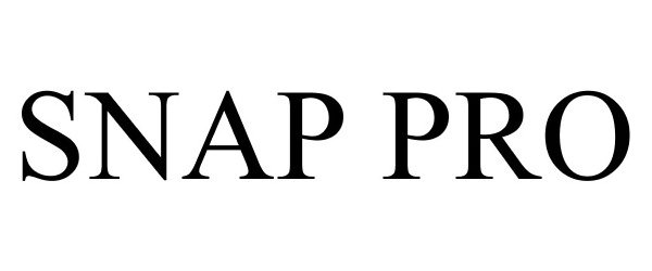 Trademark Logo SNAP PRO
