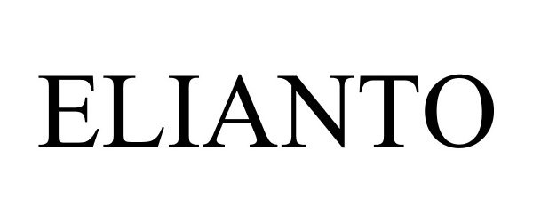 Trademark Logo ELIANTO