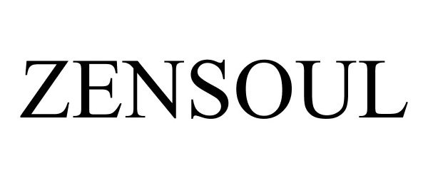 Trademark Logo ZENSOUL