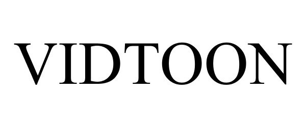 Trademark Logo VIDTOON