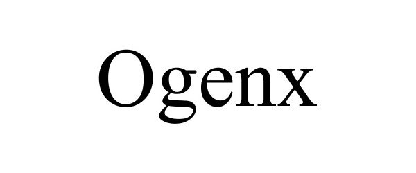 Trademark Logo OGENX
