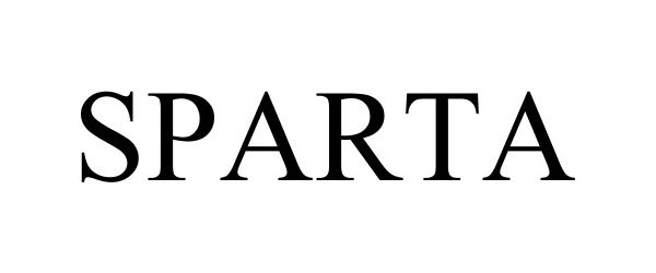 Trademark Logo SPARTA