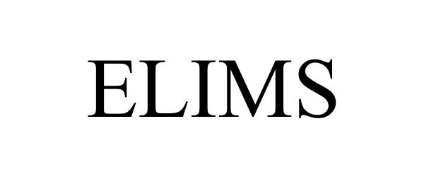 Trademark Logo ELIMS