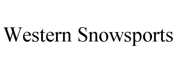  WESTERN SNOWSPORTS