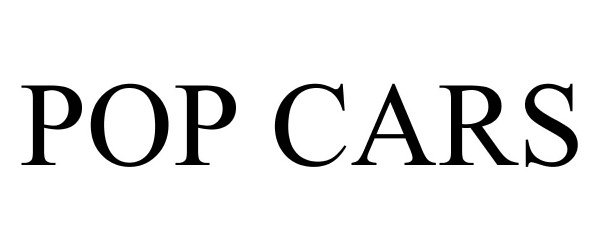 Trademark Logo POP CARS