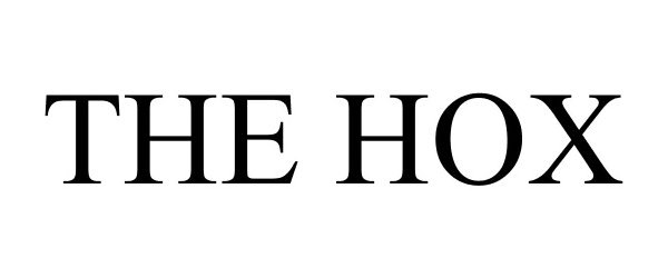 Trademark Logo THE HOX