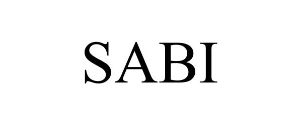 Trademark Logo SABI