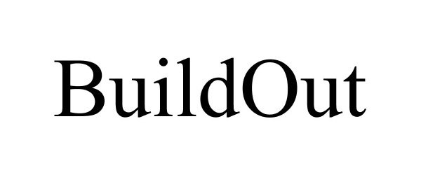 Trademark Logo BUILDOUT