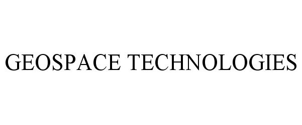 Trademark Logo GEOSPACE TECHNOLOGIES