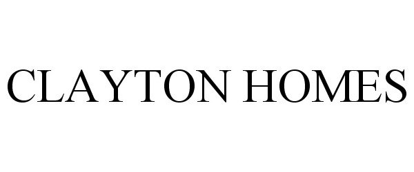  CLAYTON HOMES