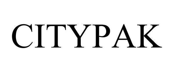 Trademark Logo CITYPAK