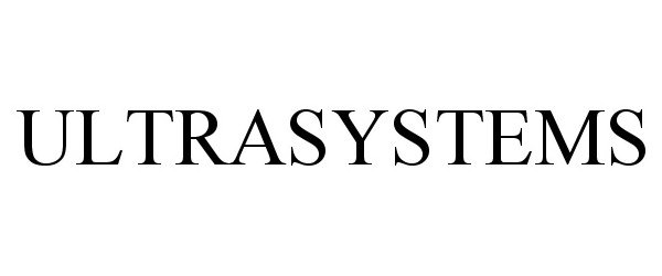 Trademark Logo ULTRASYSTEMS