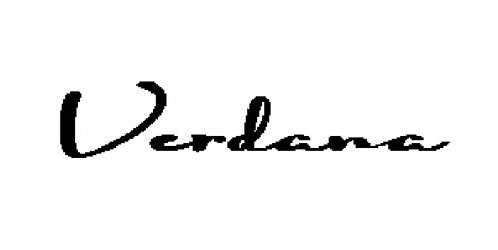 Trademark Logo VERDANA